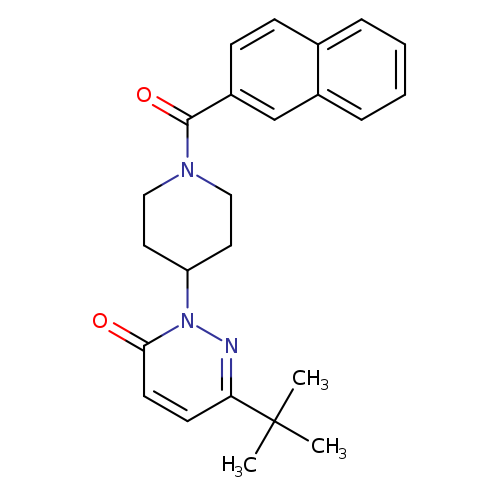 6-tert-butyl-2-[1-(naphthalene-2-carbonyl)piperidin-4-yl]-2,3-dihydropyridazin-3-one