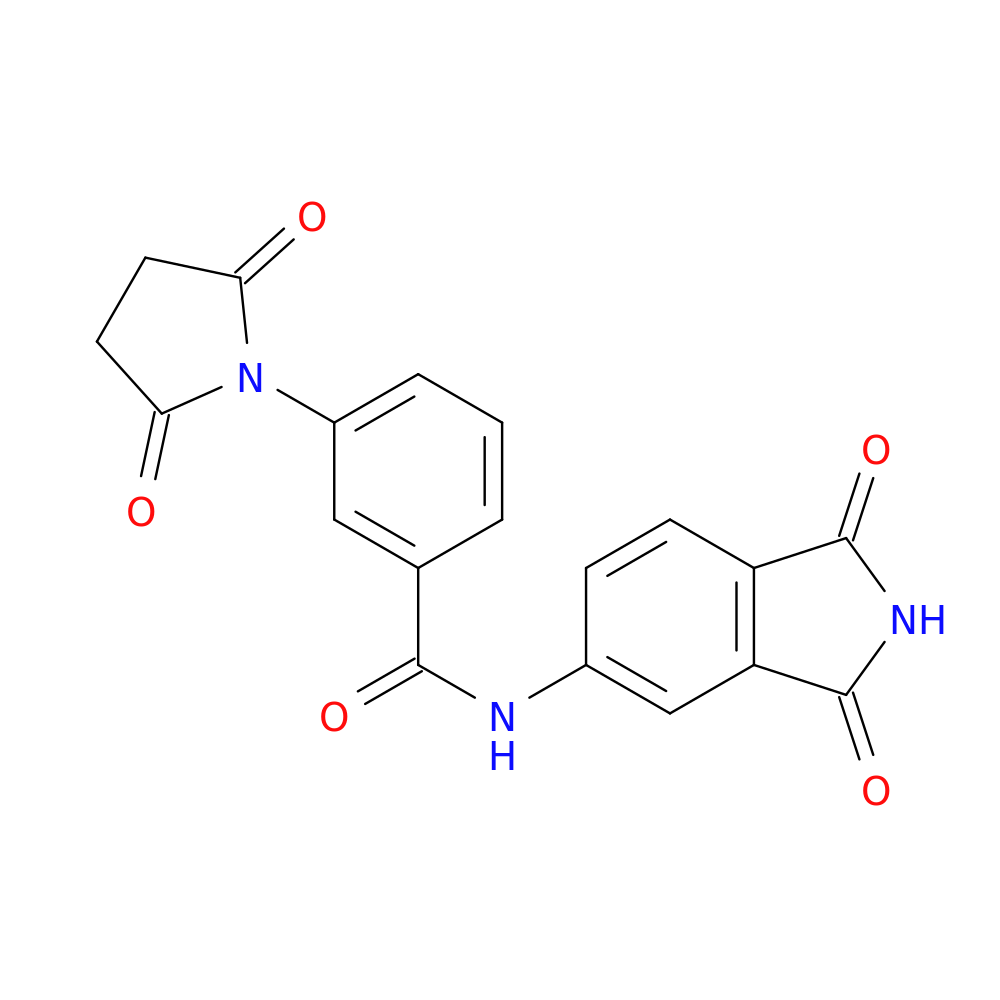 N-(1,3-dioxo-2,3-dihydro-1H-isoindol-5-yl)-3-(2,5-dioxopyrrolidin-1-yl)benzamide