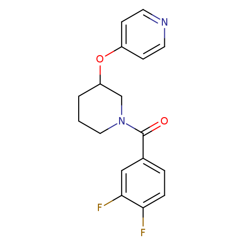 4-{[1-(3,4-difluorobenzoyl)piperidin-3-yl]oxy}pyridine