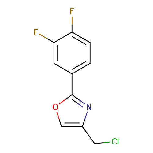 4-(chloromethyl)-2-(3,4-difluorophenyl)-1,3-oxazole