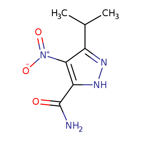 4-nitro-3-(propan-2-yl)-1H-pyrazole-5-carboxamide