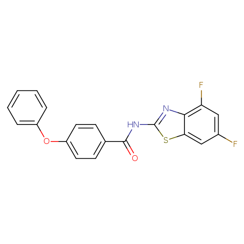 N-(4,6-difluoro-1,3-benzothiazol-2-yl)-4-phenoxybenzamide