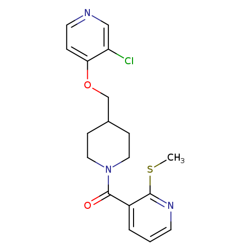 3-(4-{[(3-chloropyridin-4-yl)oxy]methyl}piperidine-1-carbonyl)-2-(methylsulfanyl)pyridine