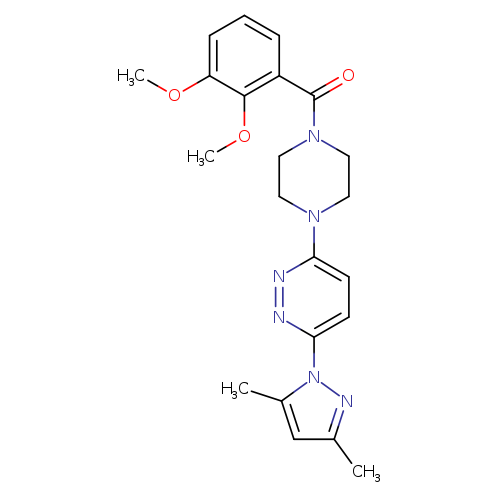 3-[4-(2,3-dimethoxybenzoyl)piperazin-1-yl]-6-(3,5-dimethyl-1H-pyrazol-1-yl)pyridazine