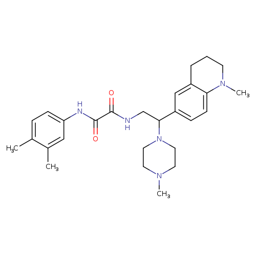 N'-(3,4-dimethylphenyl)-N-[2-(1-methyl-1,2,3,4-tetrahydroquinolin-6-yl)-2-(4-methylpiperazin-1-yl)ethyl]ethanediamide