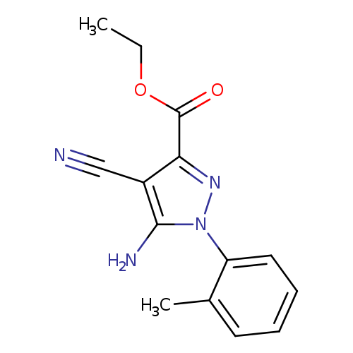 Ethyl 5-amino-4-cyano-1-o-tolylpyrazole-3-carboxylate
