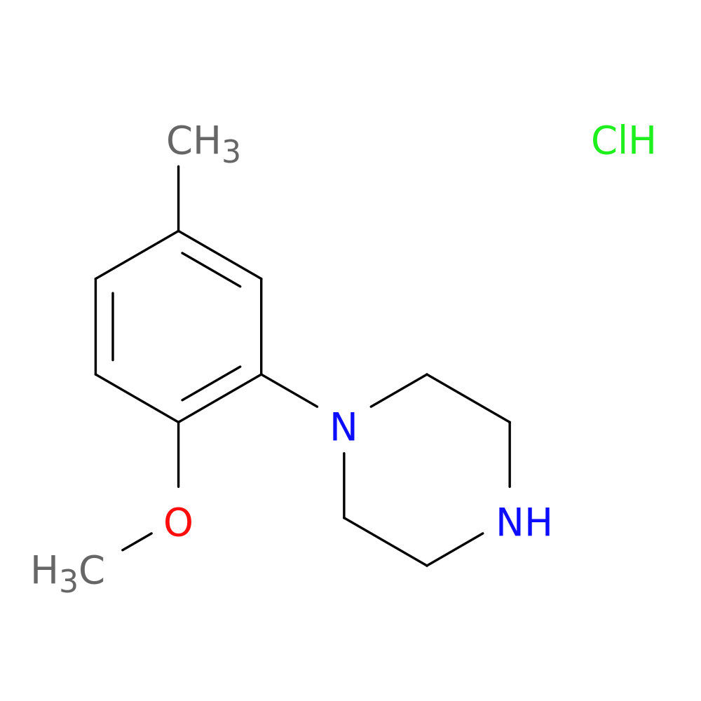 1-(2-Methoxy-5-methylphenyl)piperazine hydrochloride