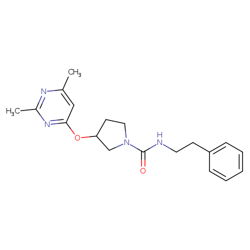 3-[(2,6-dimethylpyrimidin-4-yl)oxy]-N-(2-phenylethyl)pyrrolidine-1-carboxamide