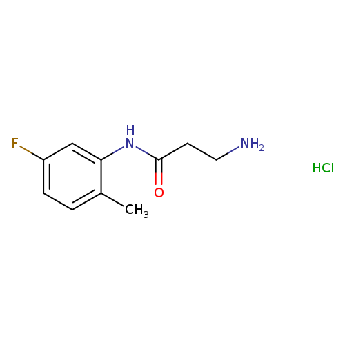 N~1~-(5-fluoro-2-methylphenyl)-beta-alaninamide hydrochloride
