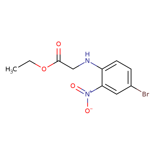 Ethyl 2-[(4-bromo-2-nitrophenyl)amino]acetate