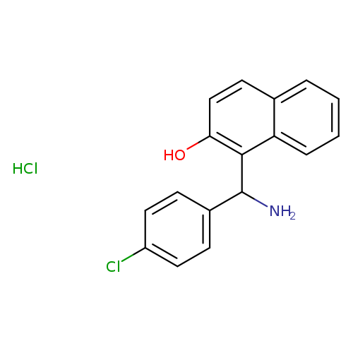 1-[Amino(4-chlorophenyl)methyl]-2-naphthol hydrochloride