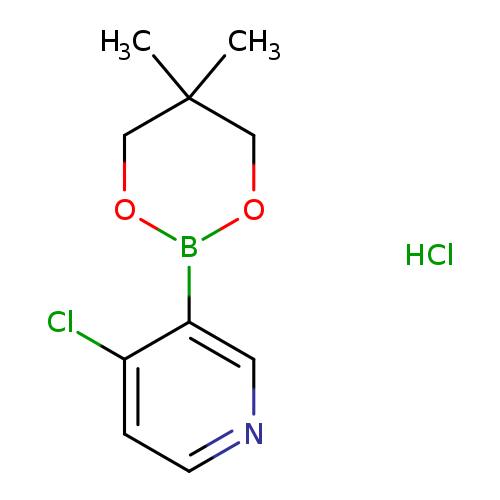 4-Chloro-3-(5,5-dimethyl-1,3,2-dioxaborinan-2-yl)pyridine, HCl