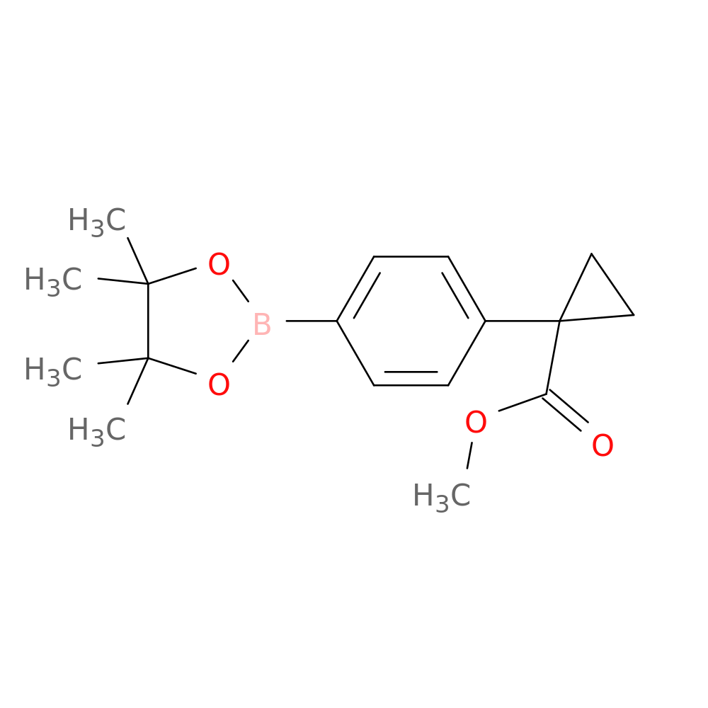 Methyl 1-(4-(4,4,5,5-tetramethyl-1,3,2-dioxaborolan-2-yl)phenyl)cyclopropanecarboxylate