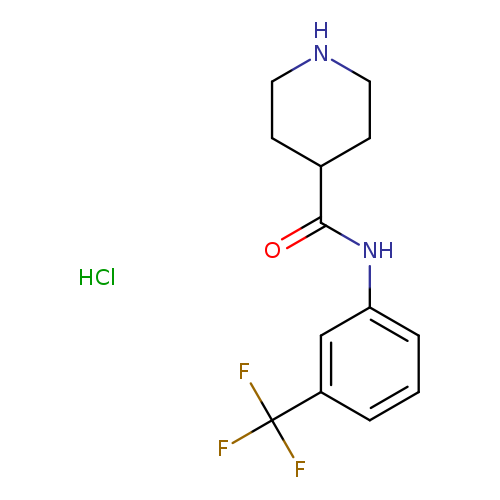 N-[3-(trifluoromethyl)phenyl]piperidine-4-carboxamidehydrochloride