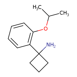 1-[2-(propan-2-yloxy)phenyl]cyclobutan-1-amine