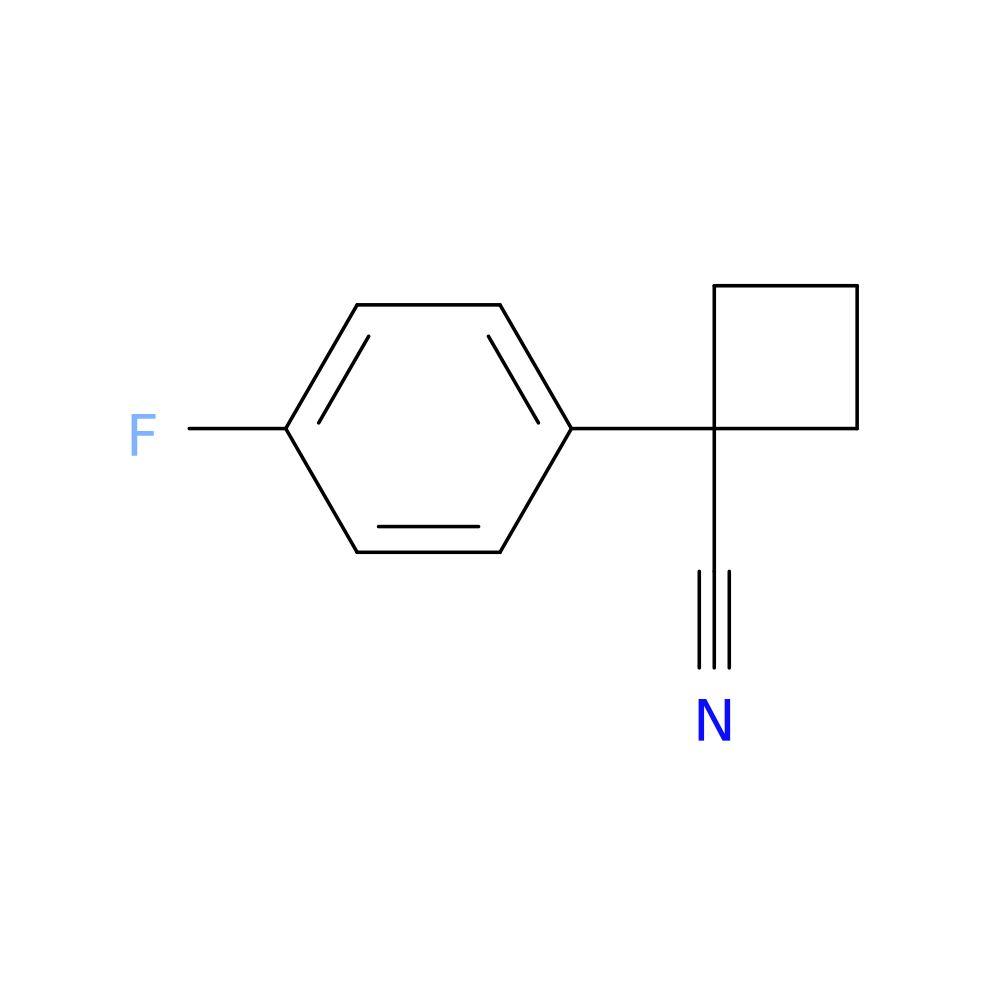 1-(4-Fluorophenyl)cyclobutanecarbonitrile
