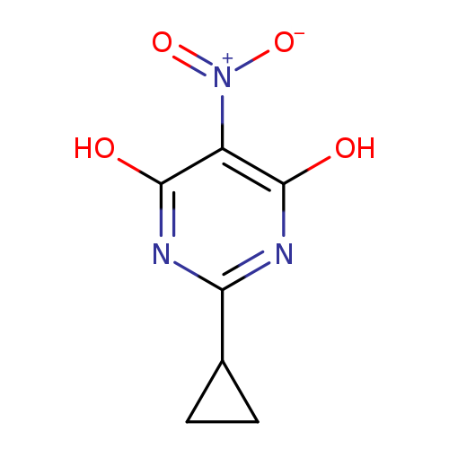 4(1H)-Pyrimidinone, 2-cyclopropyl-6-hydroxy-5-nitro-