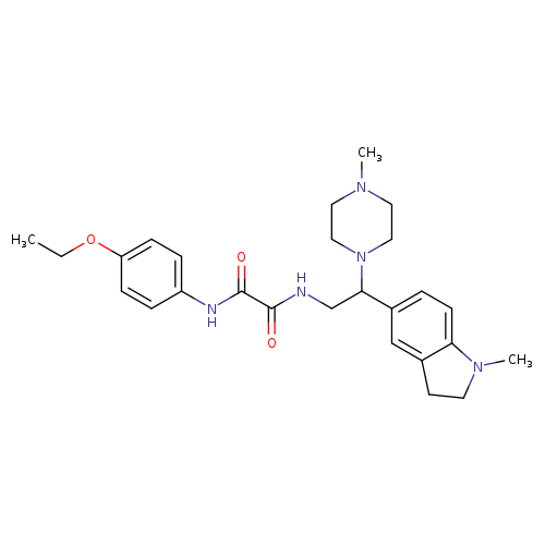 N'-(4-ethoxyphenyl)-N-[2-(1-methyl-2,3-dihydro-1H-indol-5-yl)-2-(4-methylpiperazin-1-yl)ethyl]ethanediamide