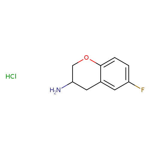 6-Fluoro-3,4-dihydro-2h-1-benzopyran-3-amine hydrochloride