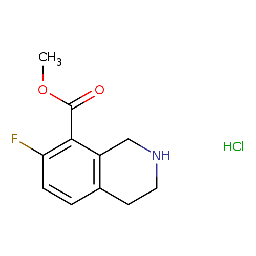 methyl 7-fluoro-1,2,3,4-tetrahydroisoquinoline-8-carboxylate hydrochloride