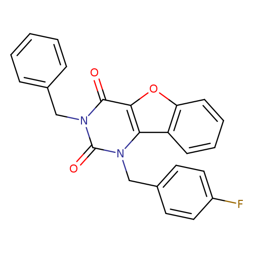 5-benzyl-3-[(4-fluorophenyl)methyl]-8-oxa-3,5-diazatricyclo[7.4.0.0^{2,7}]trideca-1(9),2(7),10,12-tetraene-4,6-dione