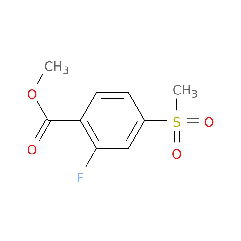 methyl 2-fluoro-4-methanesulfonylbenzoate