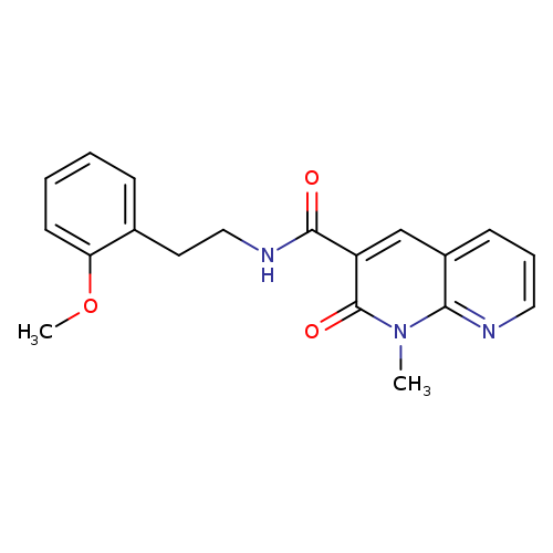 N-[2-(2-methoxyphenyl)ethyl]-1-methyl-2-oxo-1,2-dihydro-1,8-naphthyridine-3-carboxamide