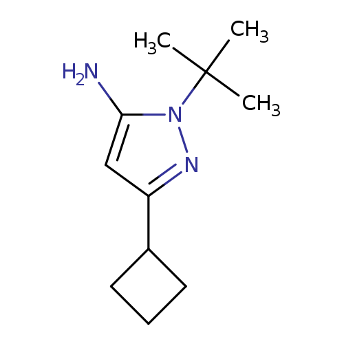 1H-Pyrazol-5-amine, 3-cyclobutyl-1-(1,1-dimethylethyl)-
