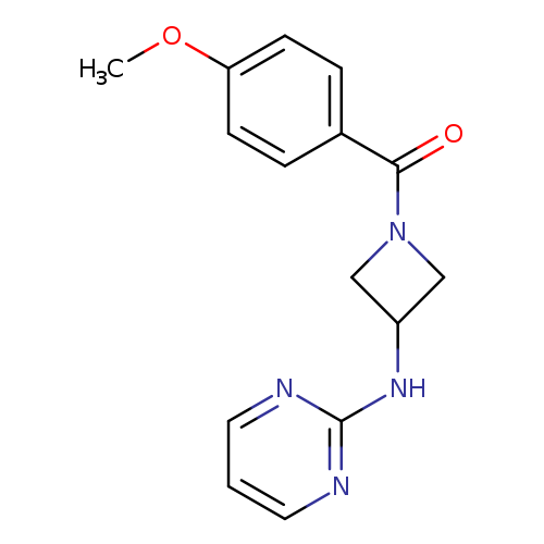 N-[1-(4-methoxybenzoyl)azetidin-3-yl]pyrimidin-2-amine