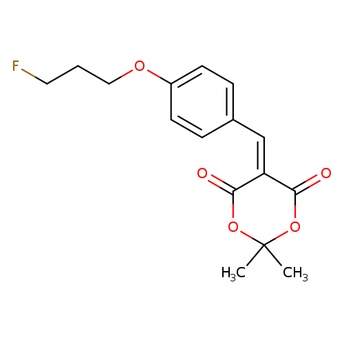 5-{[4-(3-fluoropropoxy)phenyl]methylidene}-2,2-dimethyl-1,3-dioxane-4,6-dione