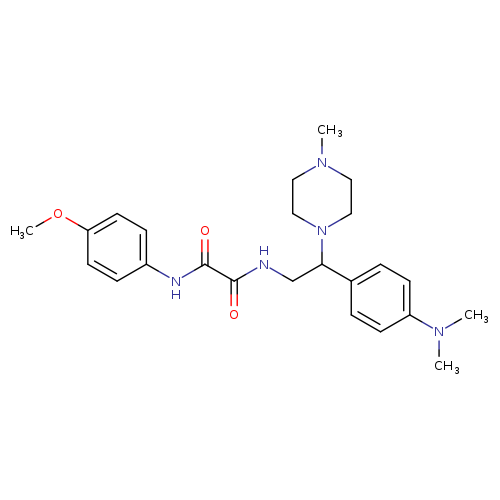 N-{2-[4-(dimethylamino)phenyl]-2-(4-methylpiperazin-1-yl)ethyl}-N'-(4-methoxyphenyl)ethanediamide