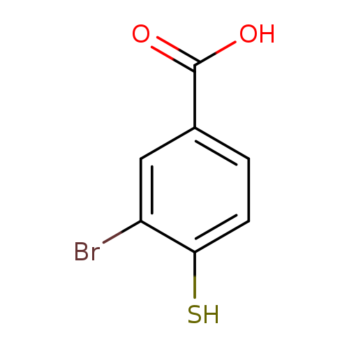 3-bromo-4-sulfanylbenzoic acid