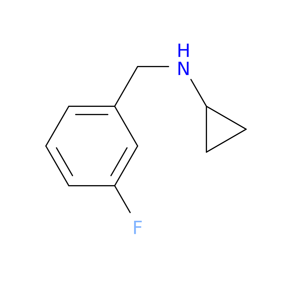 N-[(3-fluorophenyl)methyl]cyclopropanamine