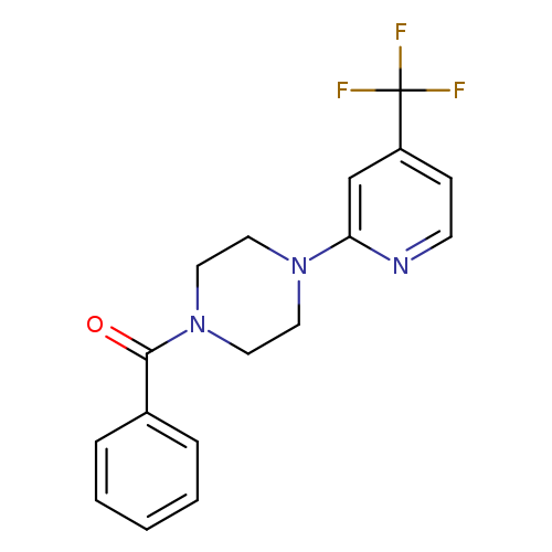 1-benzoyl-4-[4-(trifluoromethyl)pyridin-2-yl]piperazine