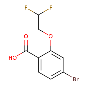 4-Bromo-2-(2,2-difluoro-ethoxy)-benzoic acid