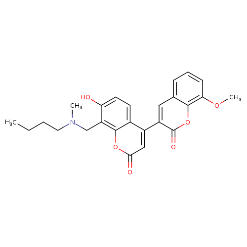 8'-{[butyl(methyl)amino]methyl}-7'-hydroxy-8-methoxy-2H,2'H-[3,4'-bichromene]-2,2'-dione