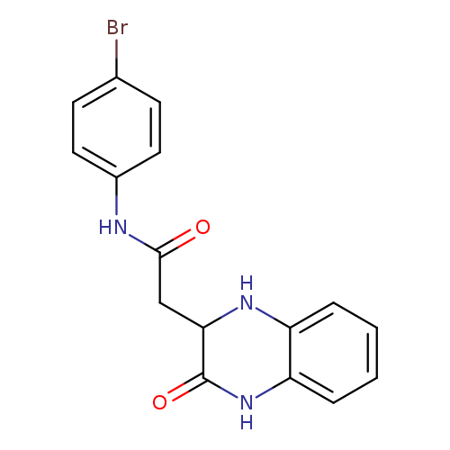 N-(4-bromophenyl)-2-(3-oxo-1,2,3,4-tetrahydroquinoxalin-2-yl)acetamide