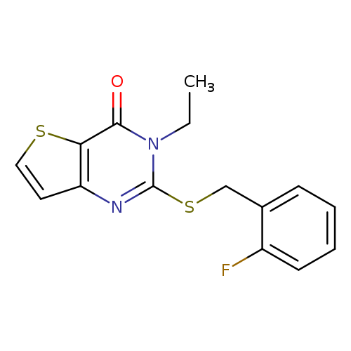 3-ethyl-2-{[(2-fluorophenyl)methyl]sulfanyl}-3H,4H-thieno[3,2-d]pyrimidin-4-one
