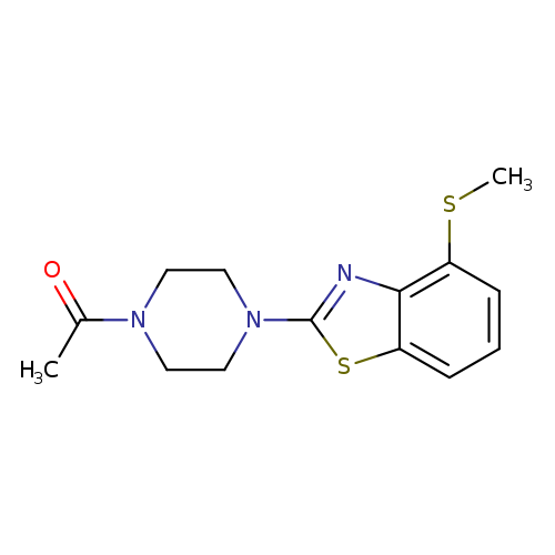 1-{4-[4-(methylsulfanyl)-1,3-benzothiazol-2-yl]piperazin-1-yl}ethan-1-one