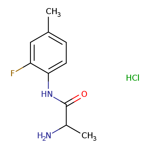 N~1~-(2-fluoro-4-methylphenyl)alaninamide hydrochloride