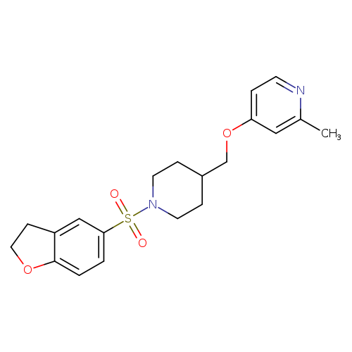 4-{[1-(2,3-dihydro-1-benzofuran-5-sulfonyl)piperidin-4-yl]methoxy}-2-methylpyridine