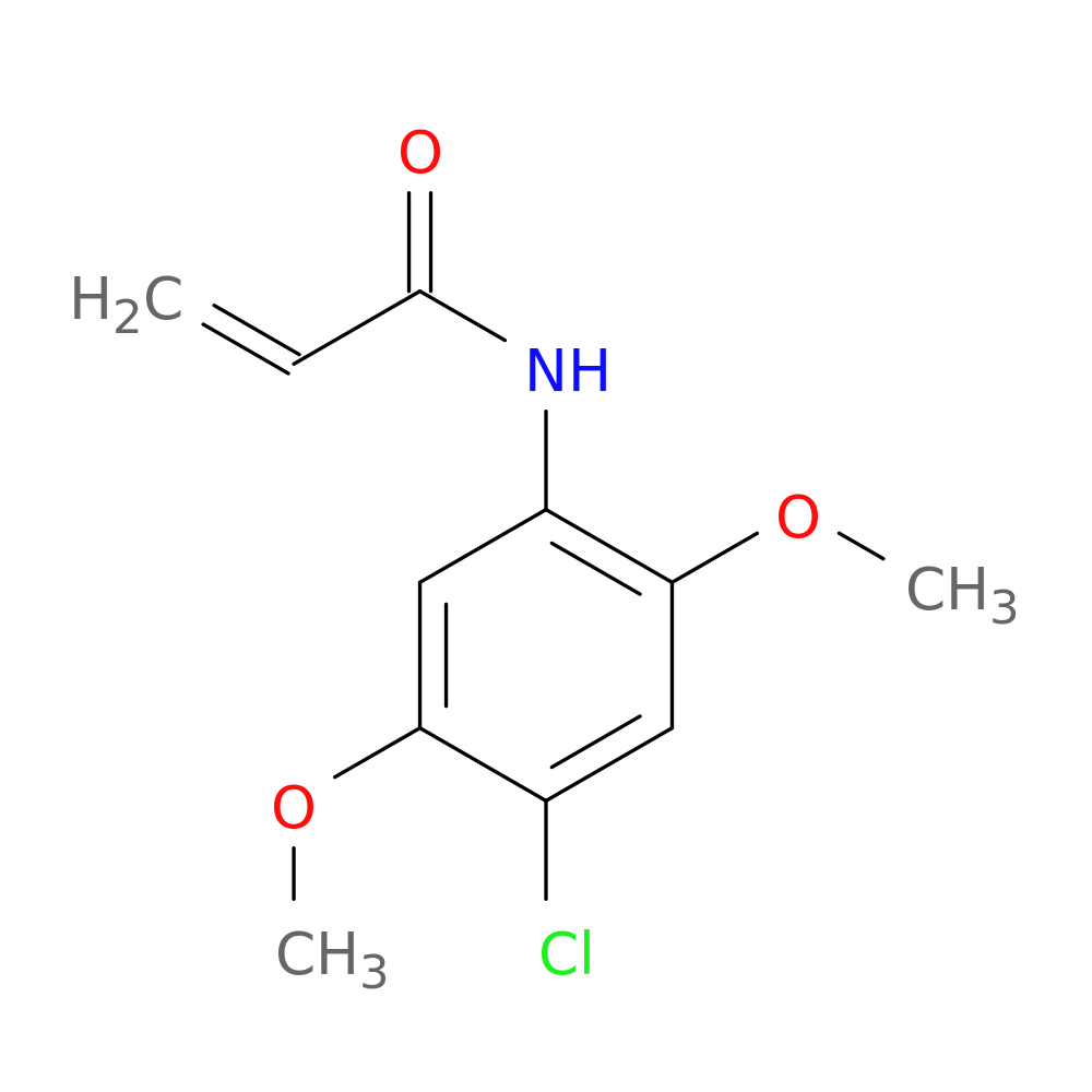 N-(4-chloro-2,5-dimethoxyphenyl)prop-2-enamide