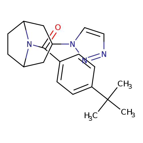 8-(4-tert-butylbenzoyl)-3-(1H-1,2,3-triazol-1-yl)-8-azabicyclo[3.2.1]octane