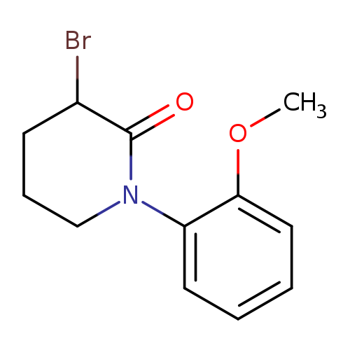 3-bromo-1-(2-methoxyphenyl)piperidin-2-one
