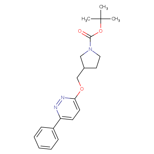 tert-butyl 3-{[(6-phenylpyridazin-3-yl)oxy]methyl}pyrrolidine-1-carboxylate