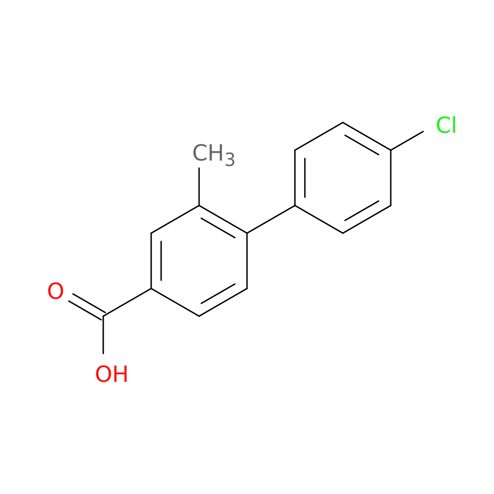 4-(4-Chlorophenyl)-3-methylbenzoic acid