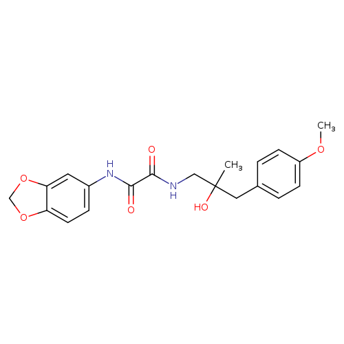 N-(2H-1,3-benzodioxol-5-yl)-N'-[2-hydroxy-3-(4-methoxyphenyl)-2-methylpropyl]ethanediamide