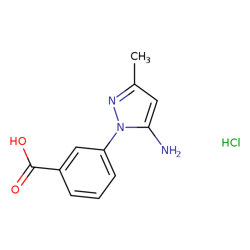 3-(5-Amino-3-methyl-1H-pyrazol-1-yl)-BenzoicAcidHydrochloride