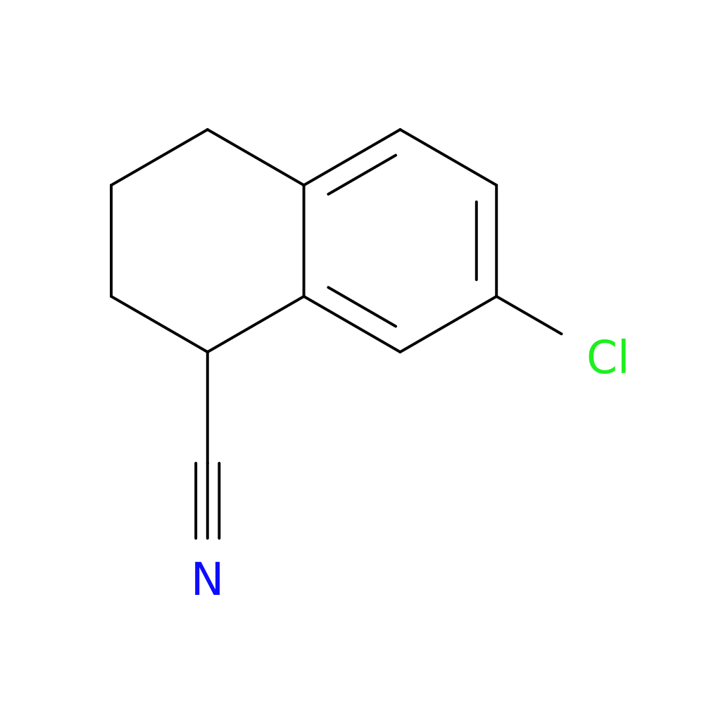 7-chloro-1,2,3,4-tetrahydronaphthalene-1-carbonitrile