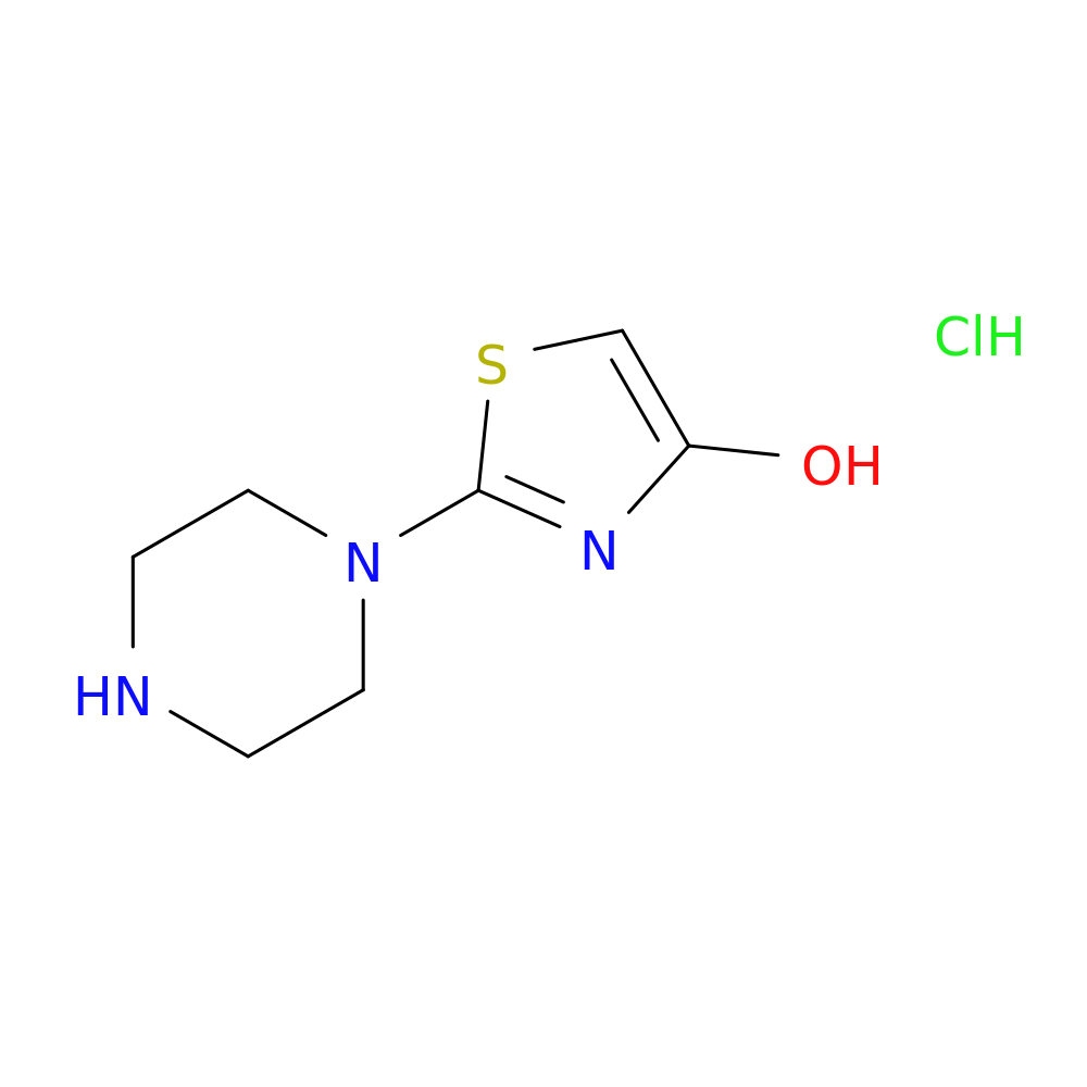 2-(piperazin-1-yl)-1,3-thiazol-4-ol hydrochloride